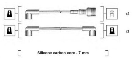 Alfa Romeo Bougiekabelset MSK502