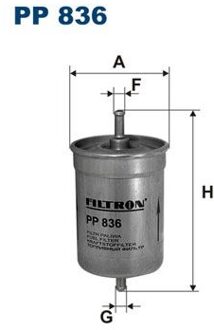 Alfa Romeo Brandstoffilter PP836