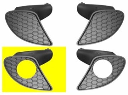 Alfa Romeo BUMPERGRILL ONDER RECHTS Buiten met MISTLICHTGAT v.a 2005- 0148594