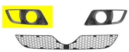 Alfa Romeo BUMPERGRILL ONDER RECHTS met MISTLICHTGAT 20 0159594