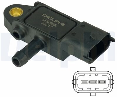 Alfa Romeo Capteur De Pression Des Gaz D Echap DPS00009