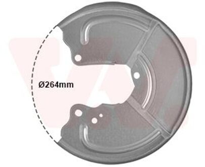 Alfa Romeo Dekplaat, remschijf 1754373