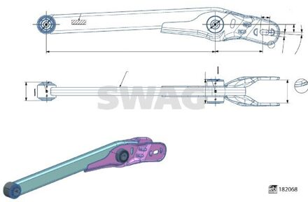 Alfa Romeo draagarm 33108493