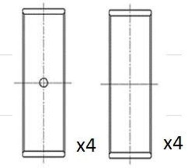 Alfa Romeo Drijfstanglager BB2022050