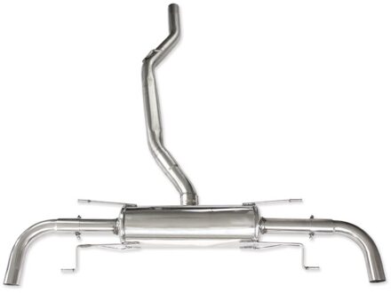 Alfa Romeo Dubbele Sportlaat passend voor Alfa Romeo Stelvio 2.0 Turbo Q4 (200/280pk) 2017- Links/Rechts IXALSTE02