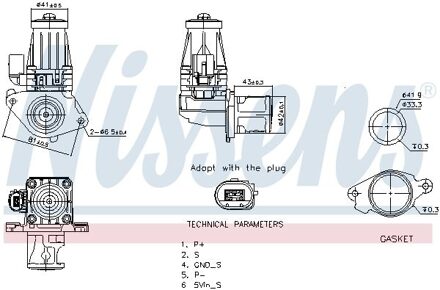 Alfa Romeo EGR-klep 98377