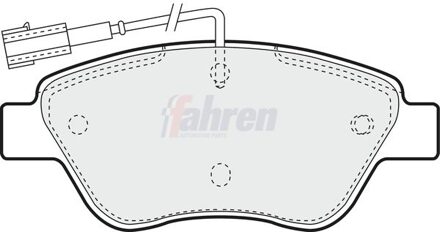 Alfa Romeo Fahren Remblokkenset FBP3063