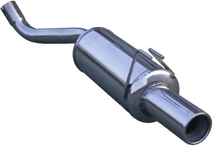 Alfa Romeo InoxCar uitlaat passend voor Alfa Romeo 145 1.4 TS (103pk) 1994-1997 80mm IXAL1450180