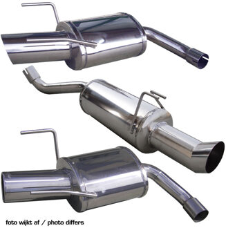 Alfa Romeo InoxCar uitlaat passend voor Alfa Romeo 146 1.8 TS (140pk) 1996- 80mm IXAL1460380