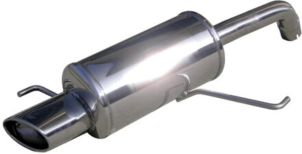Alfa Romeo InoxCar uitlaat passend voor Alfa Romeo 147 1.6 TS (120pk) 2001- 120x80mm IXAL14701120