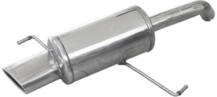 Alfa Romeo InoxCar uitlaat passend voor Alfa Romeo 147 1.9 JTD (120-150pk) 11/2004- 120x80mm (Ø54mm) IXAL14704120
