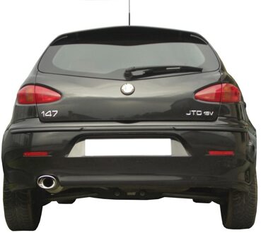 Alfa Romeo InoxCar uitlaat passend voor Alfa Romeo 147 1.9 JTD 2002- 120x80mm IXAL14703120