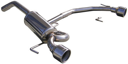 Alfa Romeo InoxCar uitlaat passend voor Alfa Romeo 147 2.0 TS (150pk) 2001- Links/Rechts 102mm IXTWAL03102