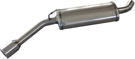 Alfa Romeo InoxCar uitlaat passend voor Alfa Romeo Giulietta 1.4T Multiair (170pk) 2010- 80mm Rond IXALGI0380