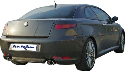 Alfa Romeo InoxCar uitlaat passend voor Alfa Romeo GT 1.9 MJET 2004- Links/Rechts 120x80mm IXTWAL05120