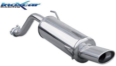 Alfa Romeo InoxCar uitlaat passend voor Alfa Romeo Mito 1.4i 78pk 2013- 1x120x80mm IXALMI06120