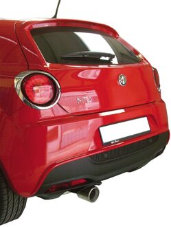 Alfa Romeo InoxCar uitlaat passend voor Alfa Romeo Mito 1.4JTS (155pk) 8/2008- 102mm IXALMI01102