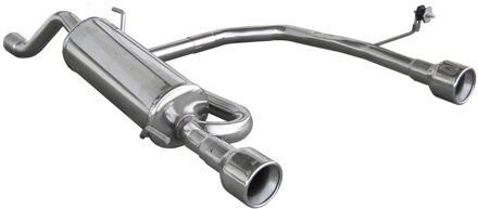 Alfa Romeo InoxCar uitlaat passend voor Alfa Romeo Mito 1.4TB MultiAir (135pk) 2010- Links/Rechts 10 IXTWAL11102