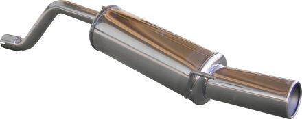 Alfa Romeo InoxCar uitlaat passend voor Alfa Romeo Mito 1.4TB QV (170pk) 2009- Ø55mm 102mm IXALMI05102