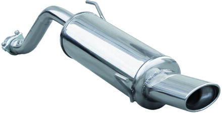 Alfa Romeo InoxCar uitlaat passend voor Alfa Romeo Mito 1.4TB QV (170pk) 2009- Ø55mm 120x80mm IXALMI05120