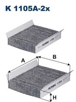 Alfa Romeo Interieurfilter K1105A2x