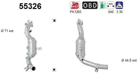 Alfa Romeo Katalysator 55326
