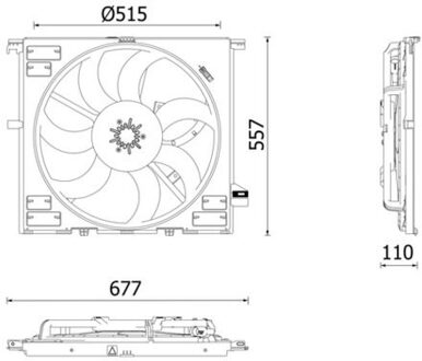 Alfa Romeo Koelventilator CFF633000P