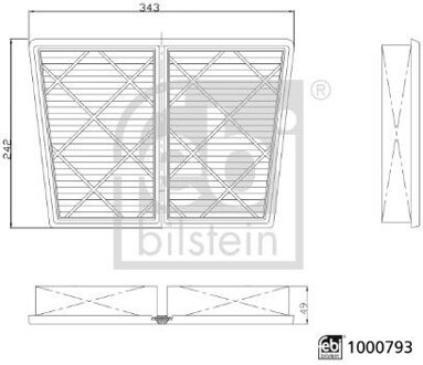 Alfa Romeo Luchtfilter 1000793