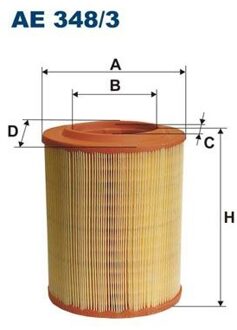 Alfa Romeo Luchtfilter AE3483