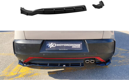 Alfa Romeo Motordrome Achterskirt passend voor Alfa Romeo Junior 2024- (ABS Glanzend Zwart) DXRAR03