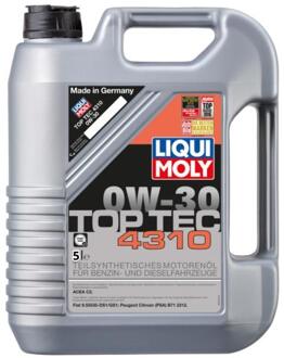 Alfa Romeo Motorolie Liqui Moly Top Tec 4310 0W30 C2 5L 2362