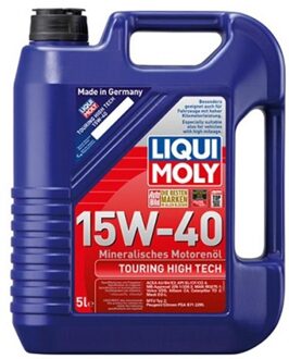 Alfa Romeo Motorolie Liqui Moly Touring High Tech 15W40 5L 1862