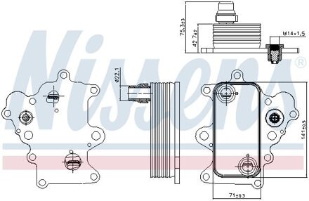 Alfa Romeo Oil cooler 90885