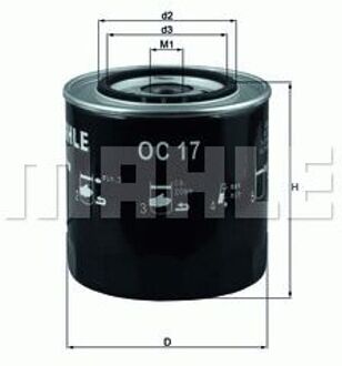 Alfa Romeo Oliefilter OC17