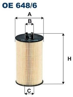 Alfa Romeo Oliefilter OE6486