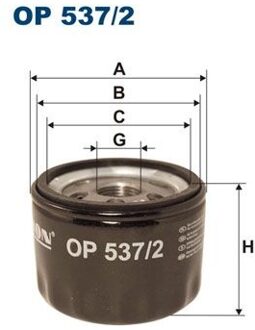 Alfa Romeo Oliefilter OP5372