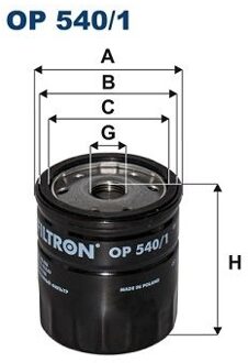 Alfa Romeo Oliefilter OP5401