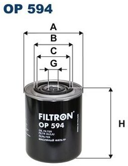 Alfa Romeo Oliefilter OP594