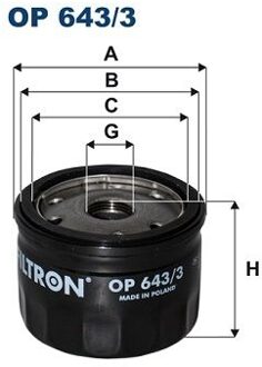 Alfa Romeo Oliefilter OP6433