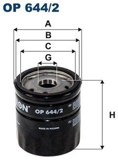 Alfa Romeo Oliefilter OP6442