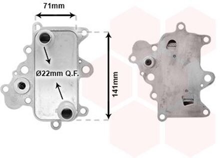 Alfa Romeo oliekoeler 17013102