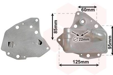 Alfa Romeo oliekoeler 17013704