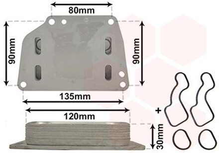 Alfa Romeo oliekoeler 17013705