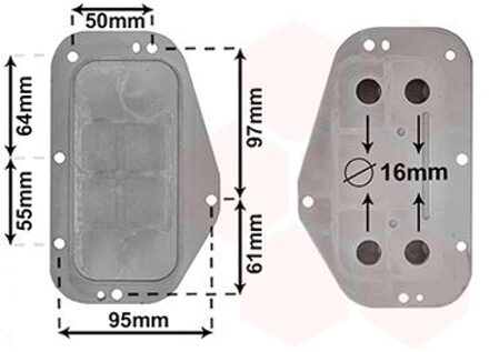 Alfa Romeo Oliekoeler 37013702