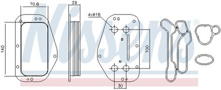 Alfa Romeo Oliekoeler 90741