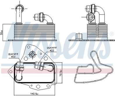 Alfa Romeo Oliekoeler 90803