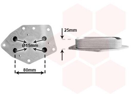 Alfa Romeo Oliekoeler, motorolie 17013707