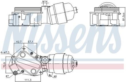 Alfa Romeo Oliekoeler, motorolie 91357