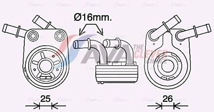 Alfa Romeo Oliekoeler, motorolie FT3458