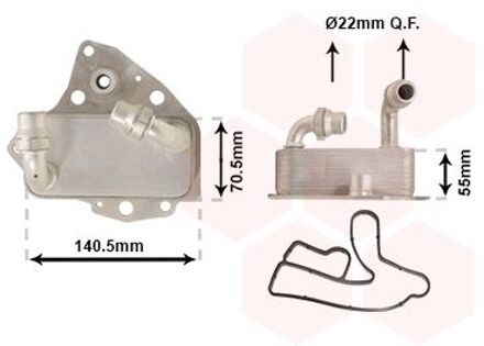 Alfa Romeo Oliekoeler, motorolie *** IR PLUS *** 37013708